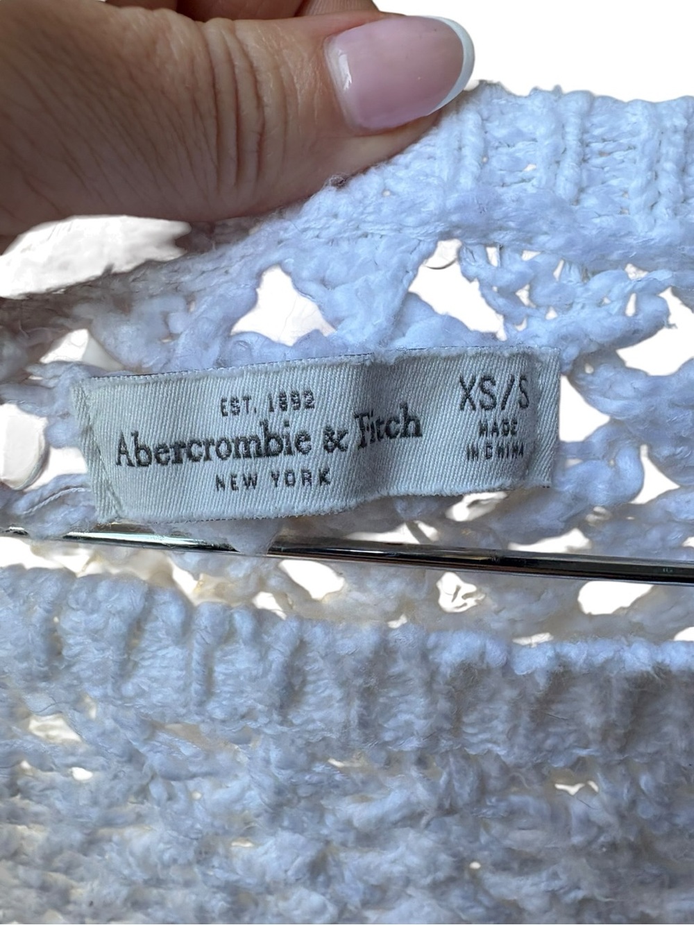 Abercombie & Fitch Women's Open-Knit Sweater - Lightweight Pullover I Size:XS/S - Picture 4 of 6